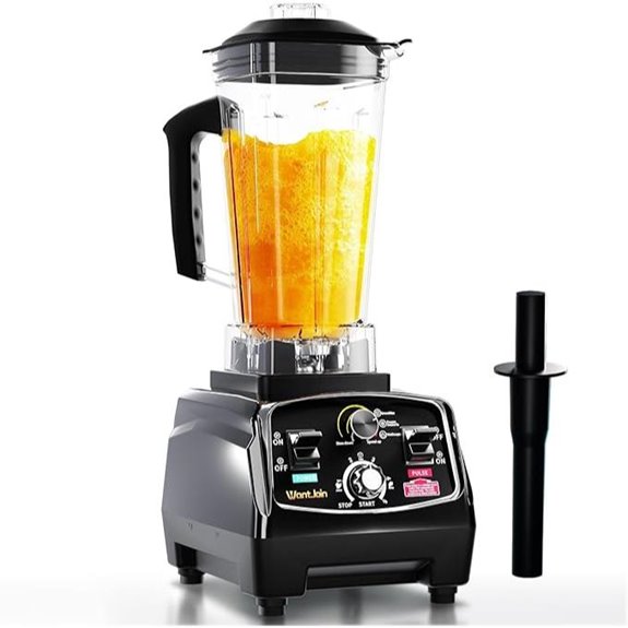 commercial blender with timer