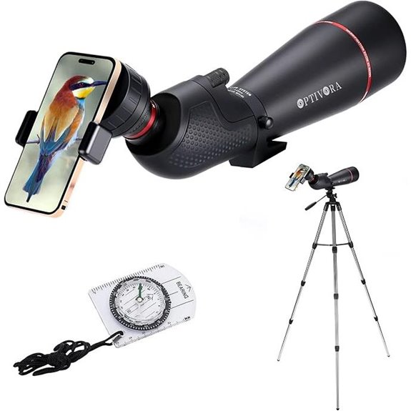 20-80x90mm Multi-Purpose Spotting Scope with Tripod