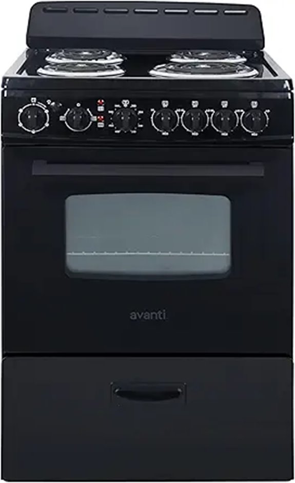 compact 24 inch electric range