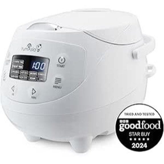 compact fuzzy logic rice cooker