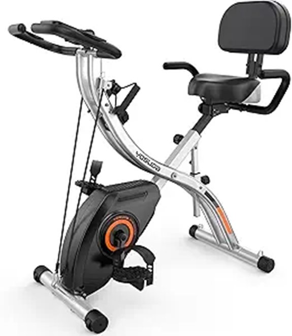 compact home exercise bike