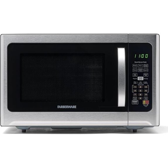 compact microwave with auto cook
