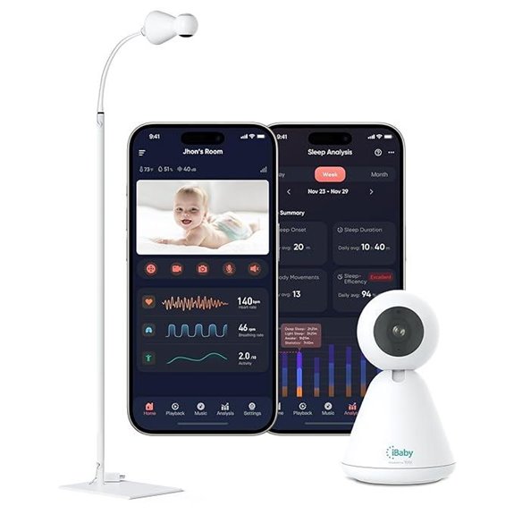 contactless baby heart monitor