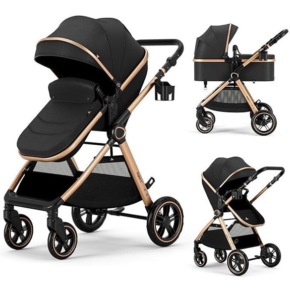 convertible stroller and bassinet