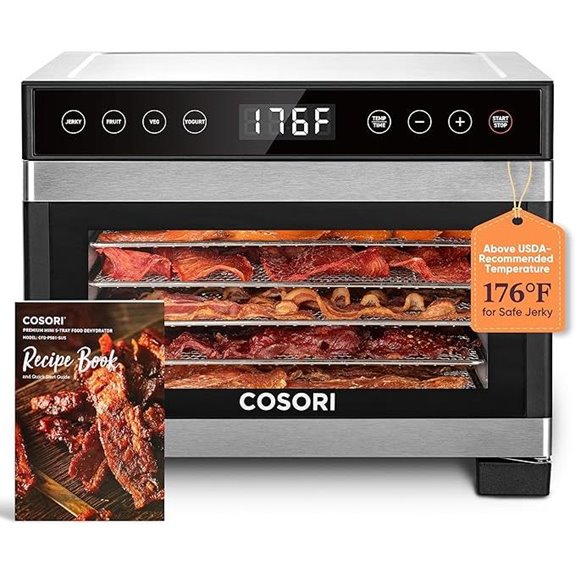 cosori 5 tray preset dehydrator