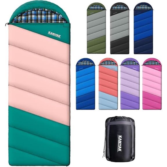 cotton flannel sleep bag
