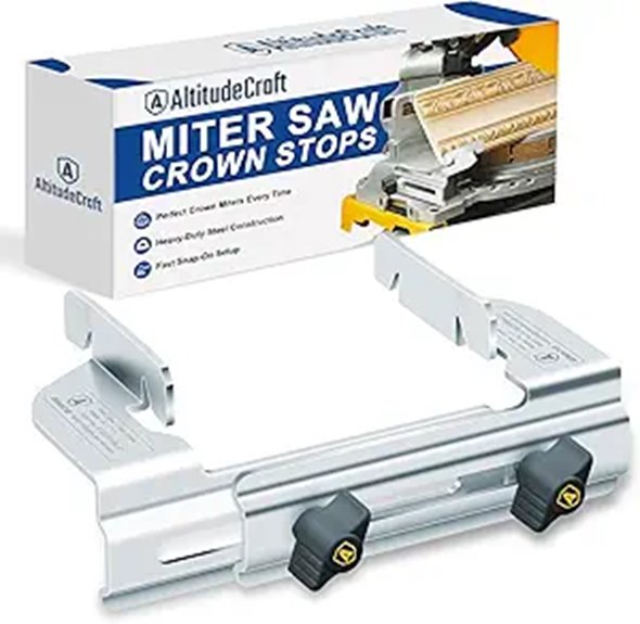 Miter Saw Crown Stops for Precise Vertical Cuts