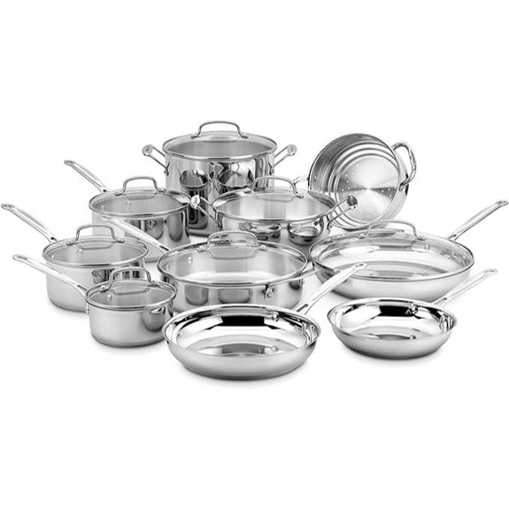 cuisinart 17 piece cookware set
