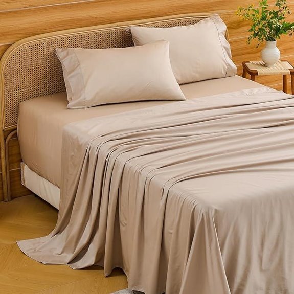 Bedlifes Deep Pocket Egyptian Cotton Sheets King Size