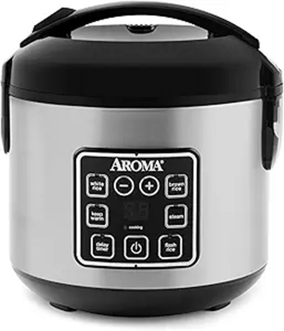 digital rice cooking appliance