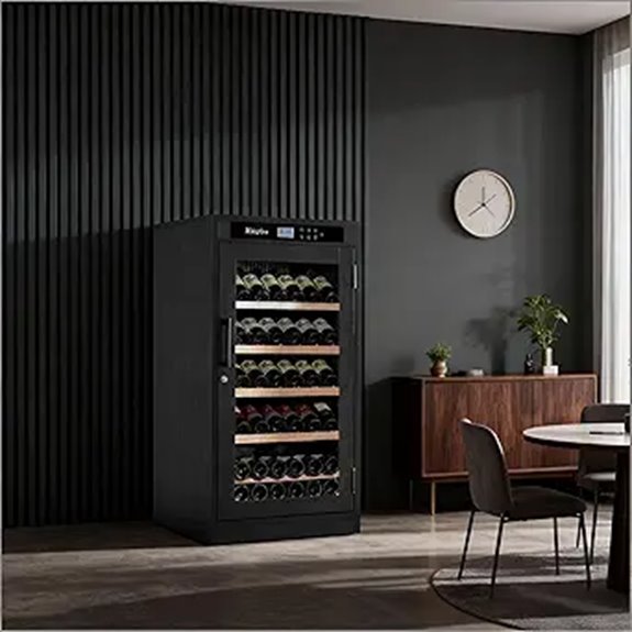 digital touchscreen wine cooler
