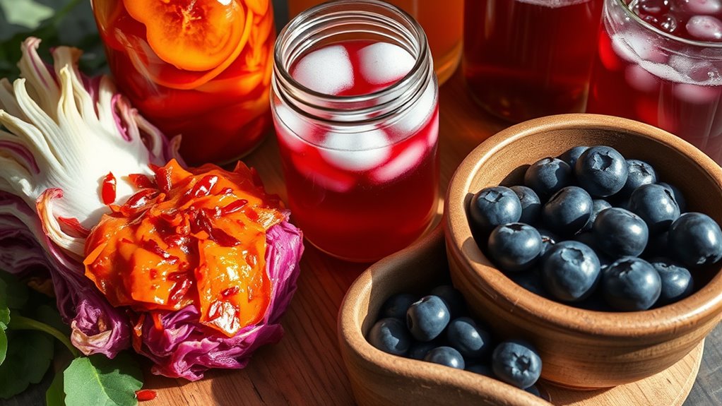 diverse traditional fermented foods