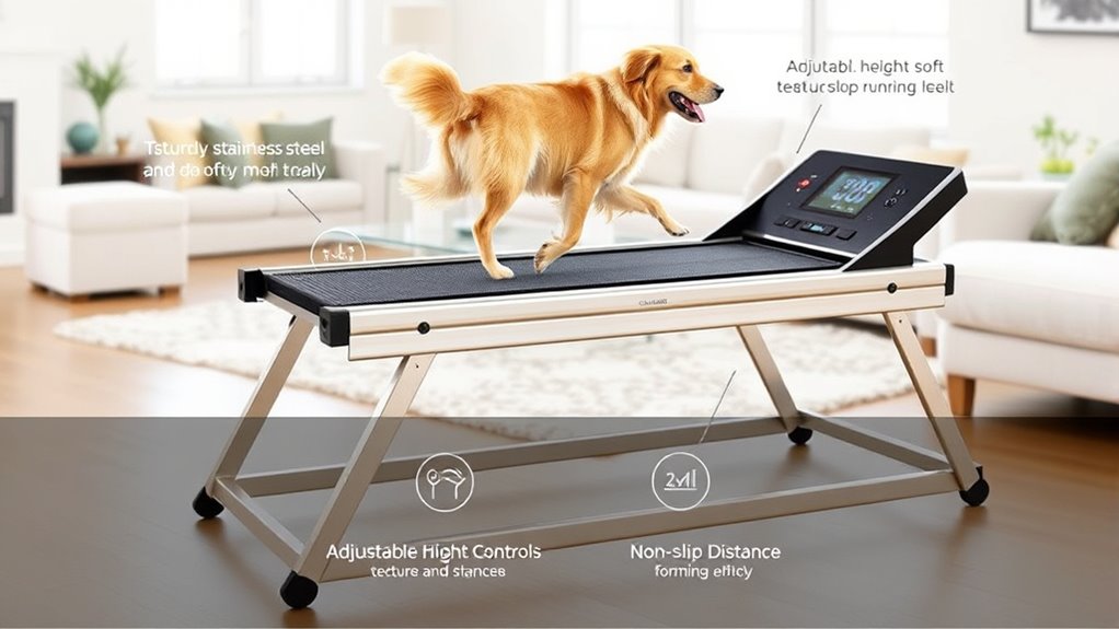 dog treadmill safety features