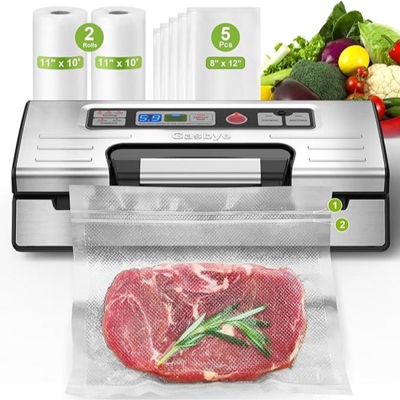 double heat seal vacuum sealer