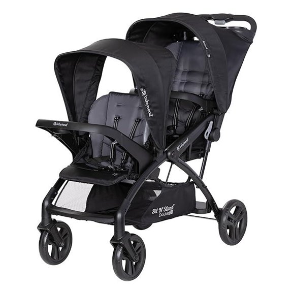 double stroller black color
