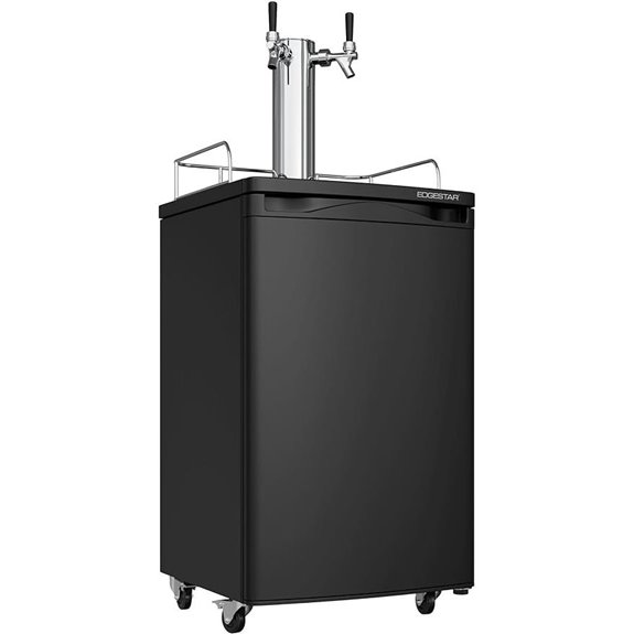 dual tap kegerator dispenser