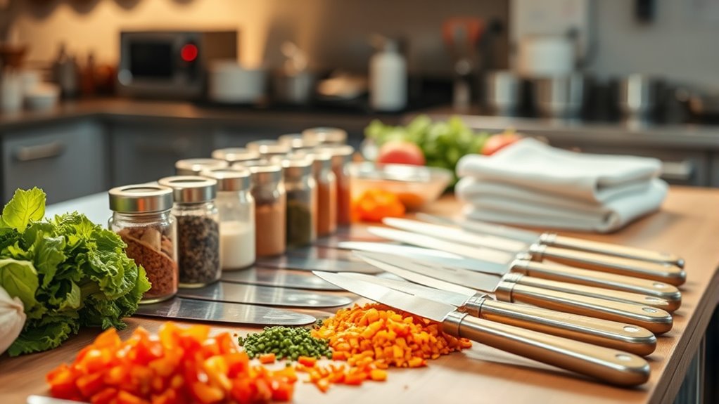 efficient organized cooking skills