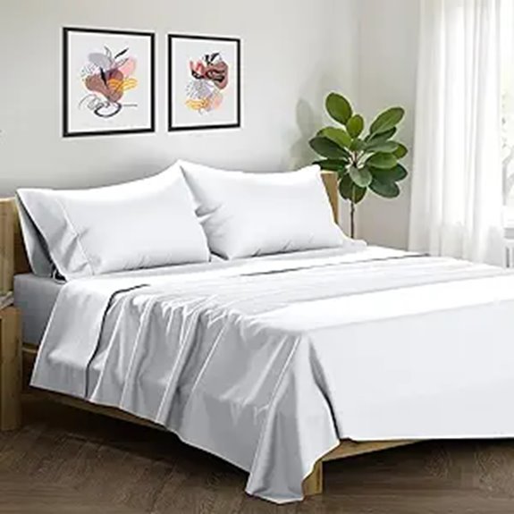 XOOX Egyptian Cotton Queen Sheet Set 4-Piece