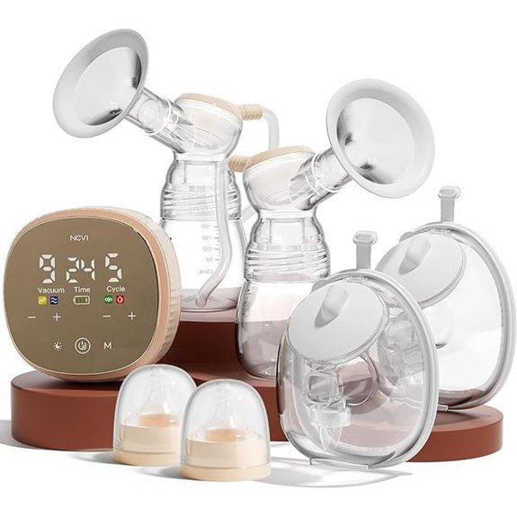 electric breast pump with massage