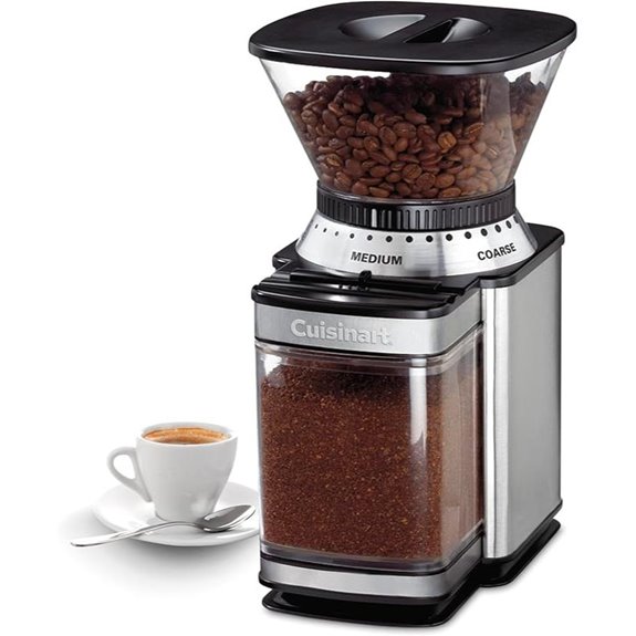 electric burr coffee grinder