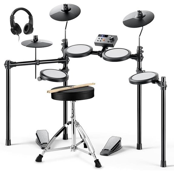 Donner Electric Drum Set with Accessories and Lessons