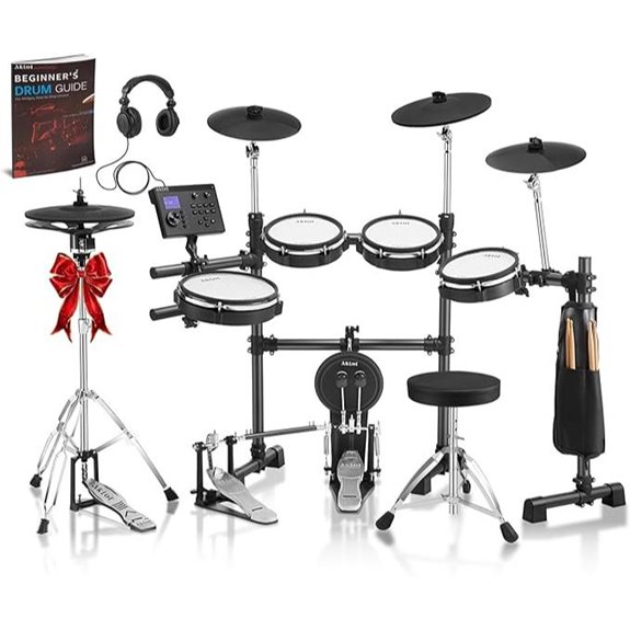 AKLOT Expanded Electric Drum Set with 460 Sounds