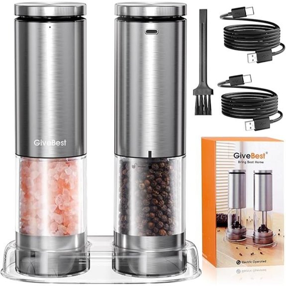 electric salt pepper set