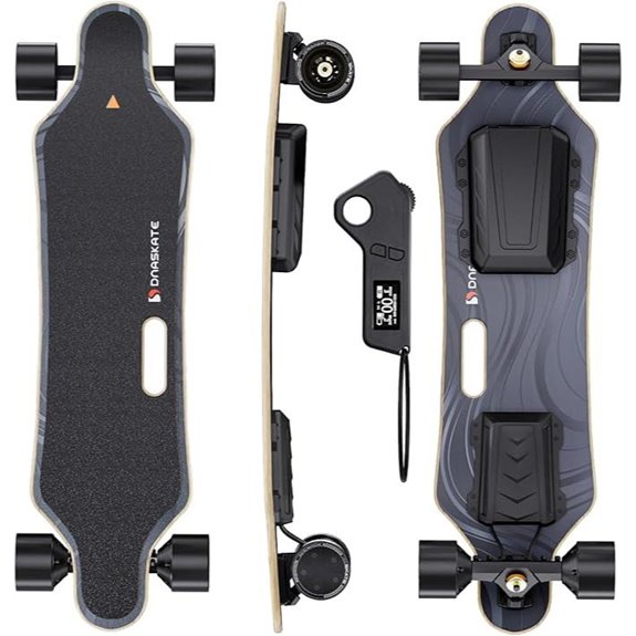 electric skateboard with remote