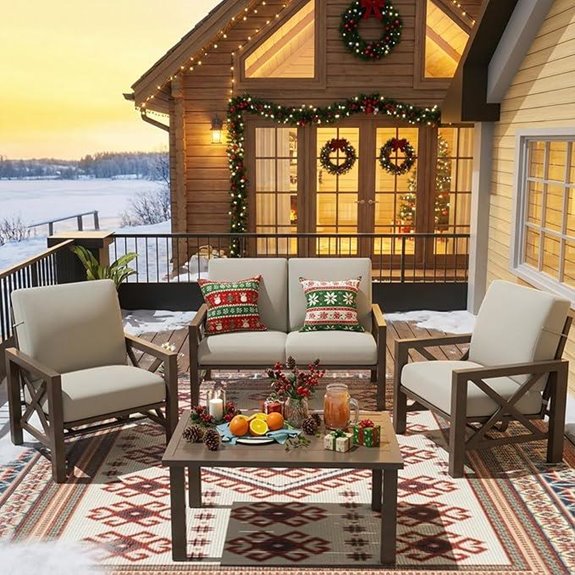 elegant outdoor furniture set