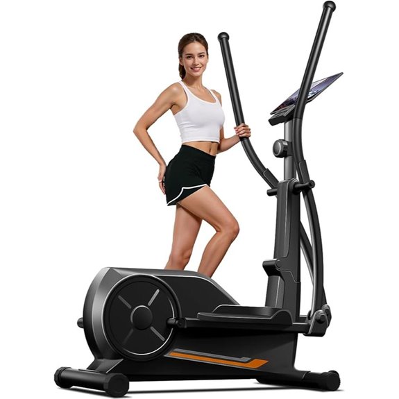 elliptical with lcd display