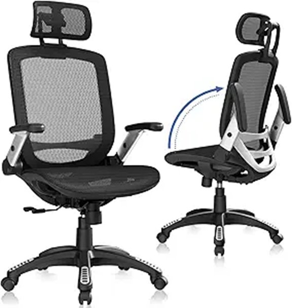 GABRYLLY Ergonomic Office Chair with Headrest