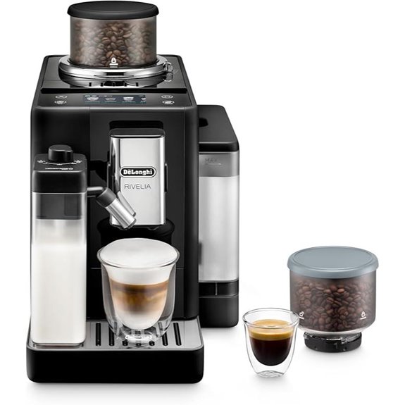 espresso machine with grinder