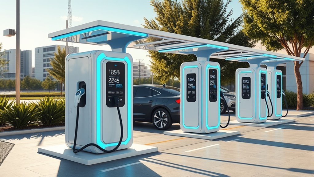 ev charging station selection