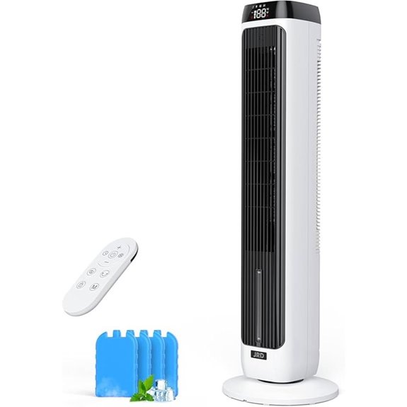 evaporative cooler with remote