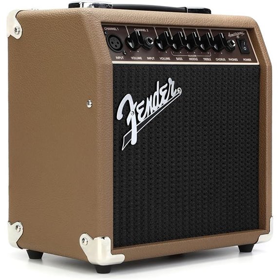 fender acoustasonic 15w tan