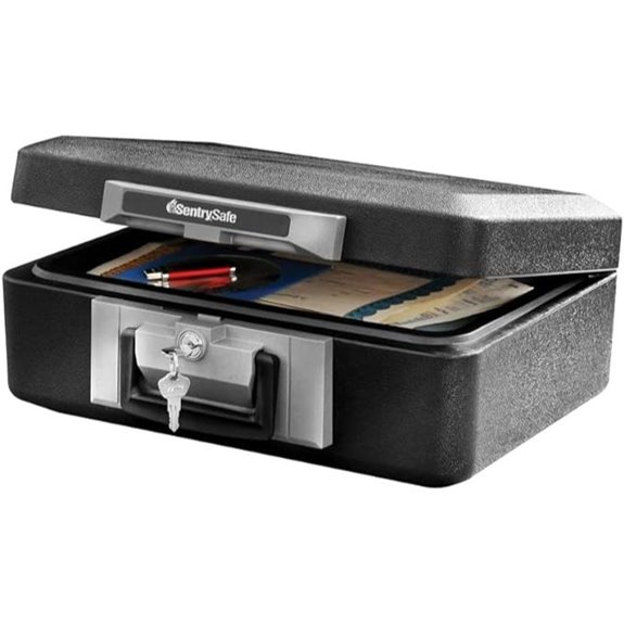 SentrySafe Fireproof Lockbox with Carrying Handle