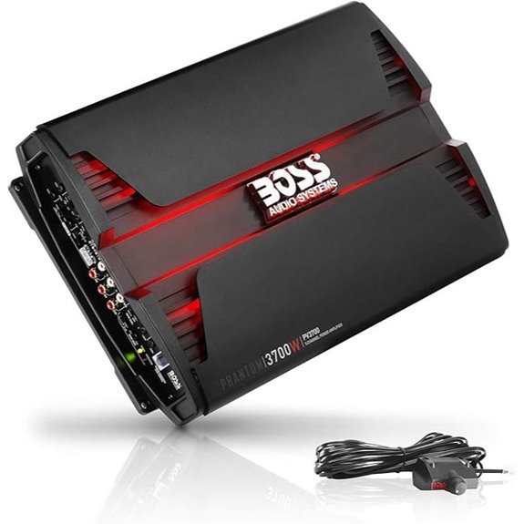 BOSS PV3700 5-Channel Car Amplifier with High Output
