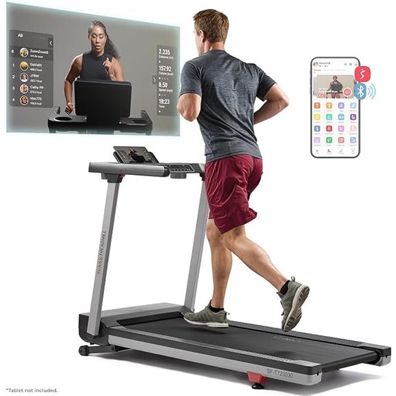 foldable 20 inch smart treadmill
