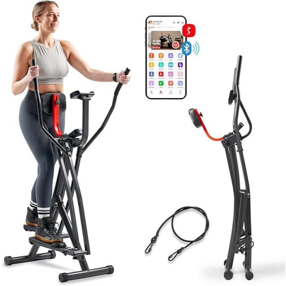 foldable air walk elliptical