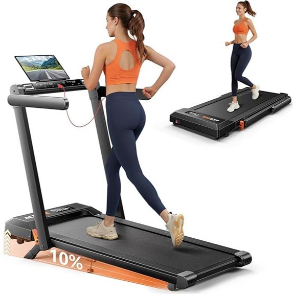 foldable bluetooth incline treadmill