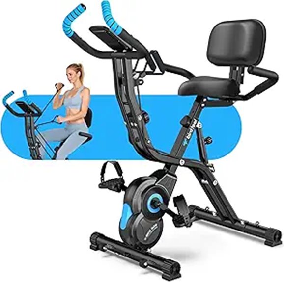 foldable indoor exercise bike