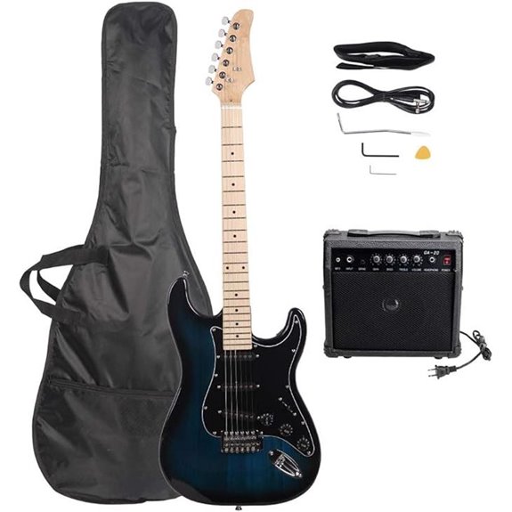 GLARRY Full-Size Electric Guitar with 20W Amp & Accessories