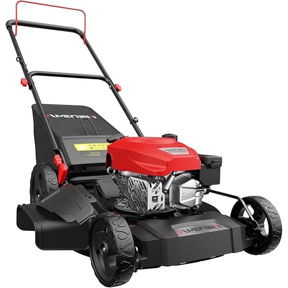 21 Gas Lawn Mower with Bagging Mulching & Discharge