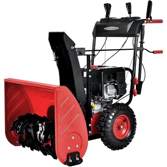 gas powered snow blower