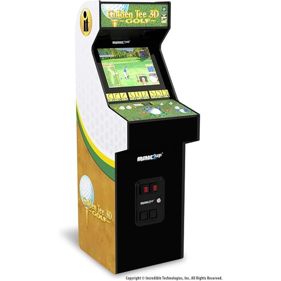 ARCADE1UP Golden Tee 3D Deluxe Arcade Machine