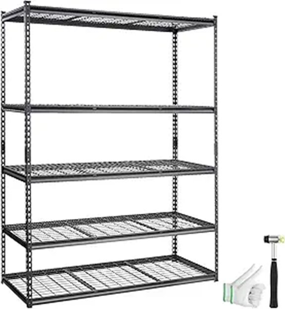 Vevor 5-Tier Heavy Duty Garage Storage Shelving