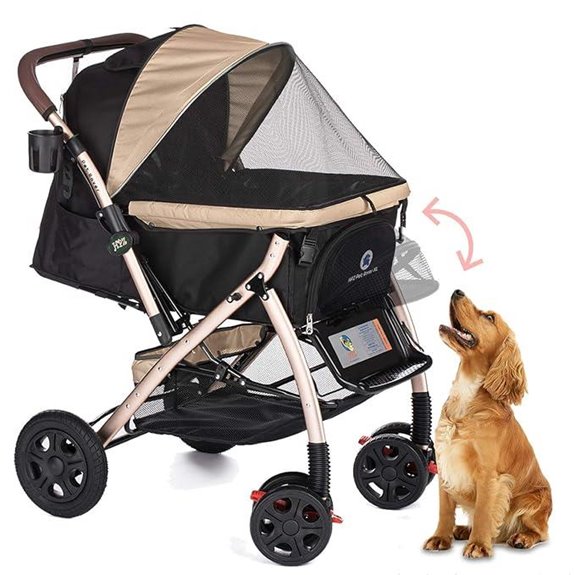 heavy duty pet stroller