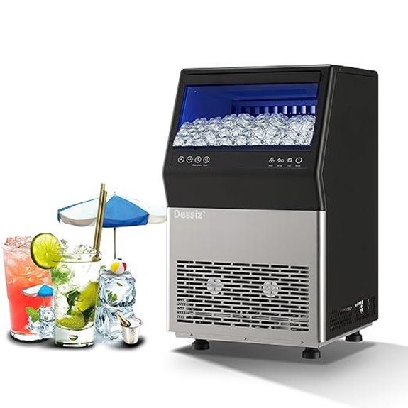 heavy duty stainless ice maker