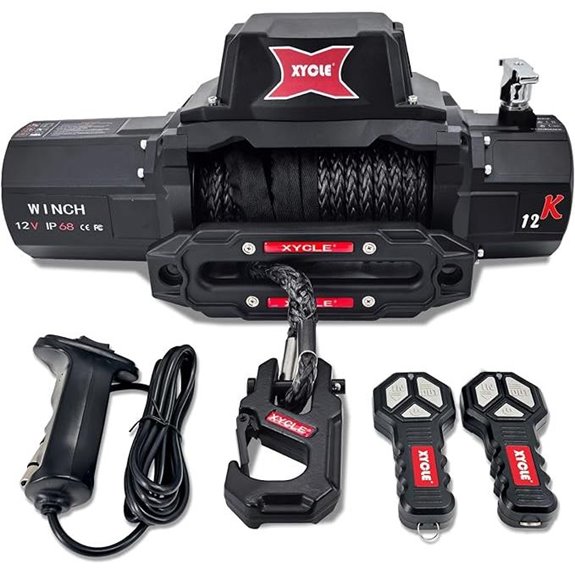 12000lbs Waterproof Electric Winch with Wireless Remote
