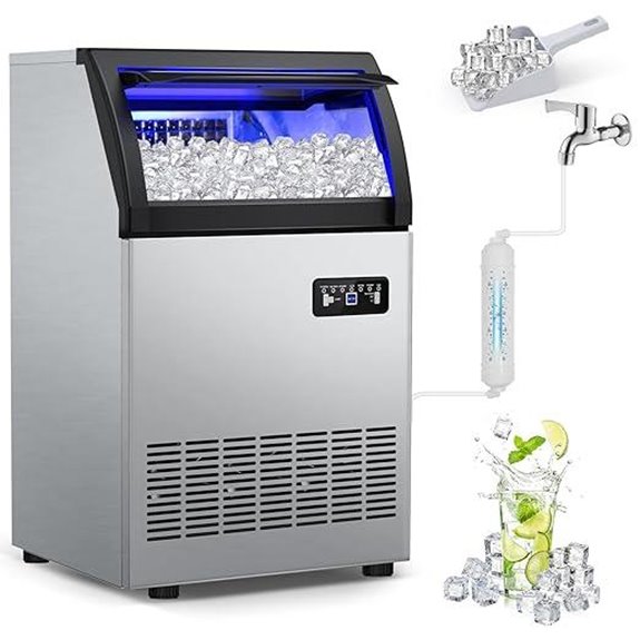 high capacity ice maker